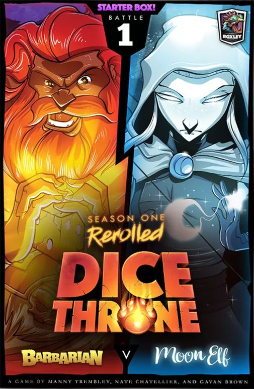 Dice Throne: Season One ReRolled – Barbarian v. Moon Elf Image